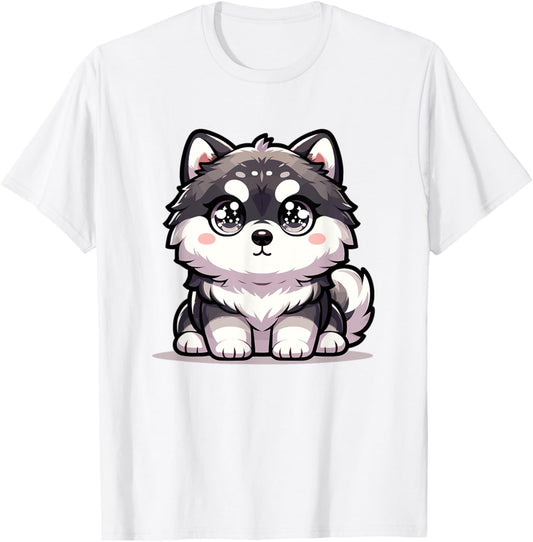 Adorable Cute Japanese Kawaii Chibi Alaskan Malamute