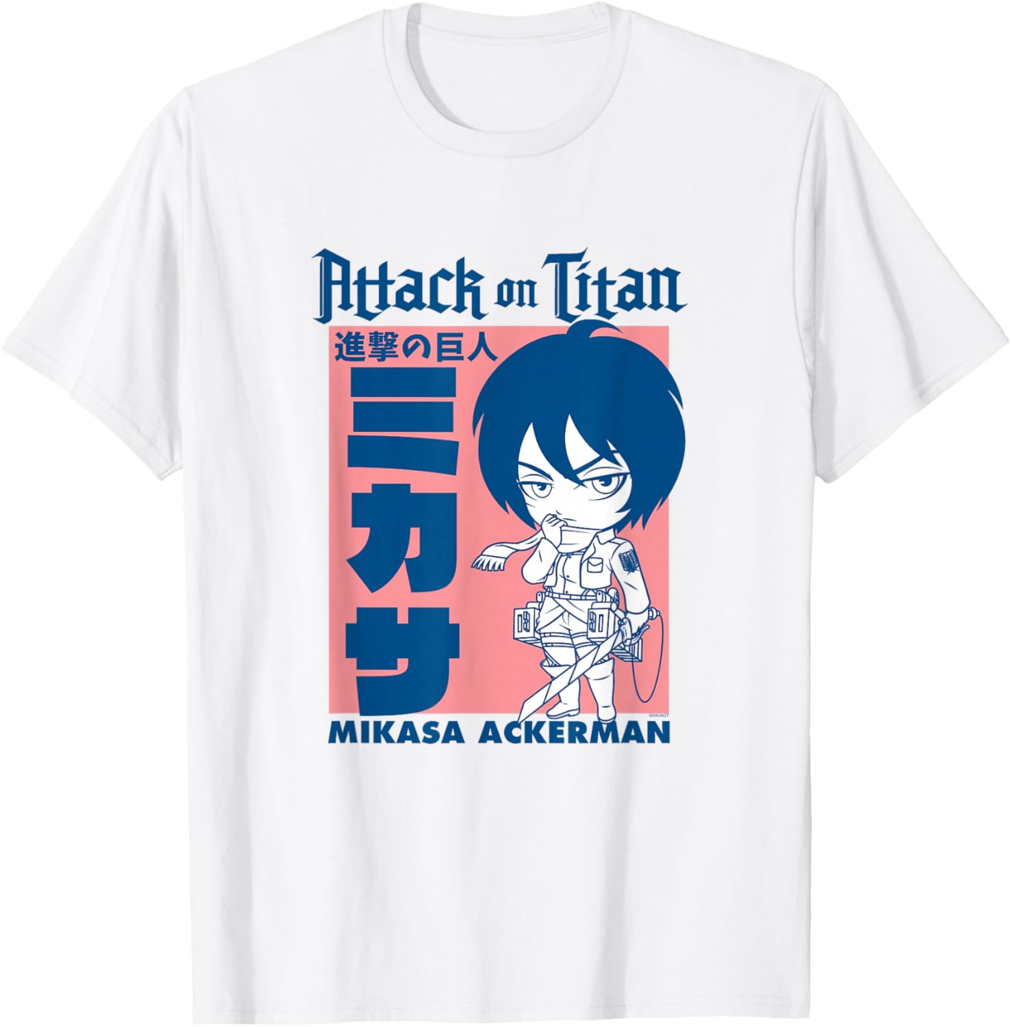 Attack on Titan Season 3 Chibi Mikasa Block Art AOT Anime