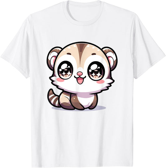 Adorable Cute Japanese Kawaii Chibi Ferret