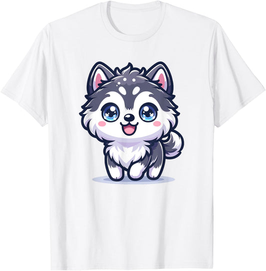 Adorable Cute Japanese Kawaii Chibi Siberian Husky