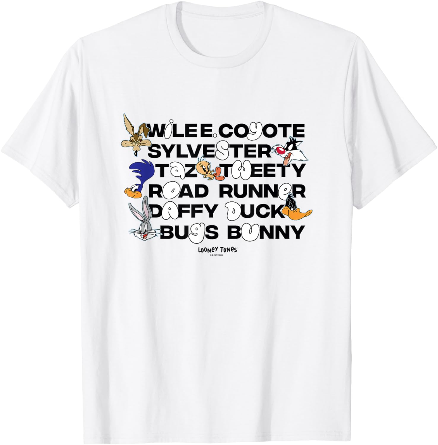 Looney Tunes Wile E. Coyote Sylvester Taz Tweety Road Runner