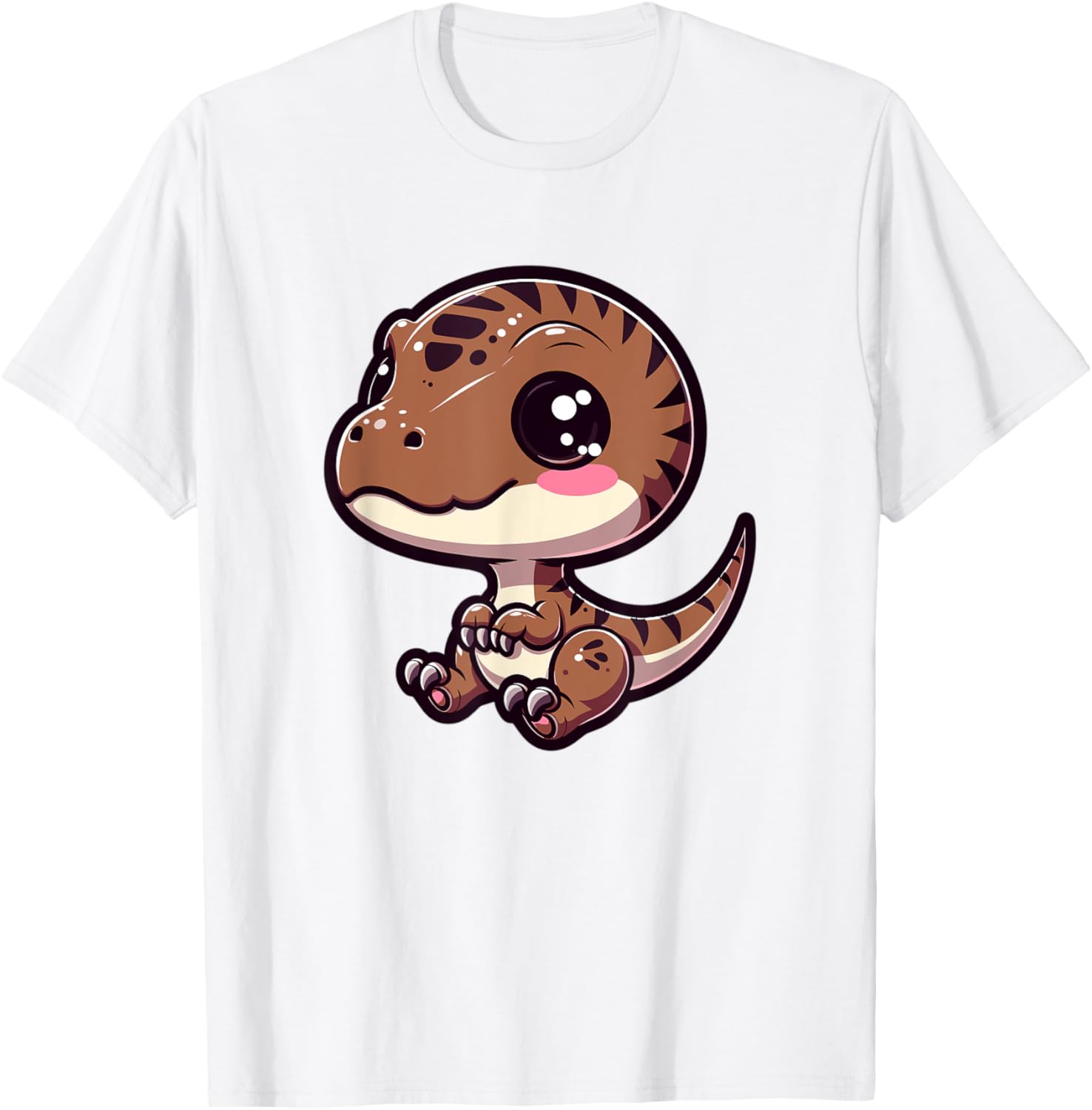 Adorable Cute Japanese Kawaii Chibi Velociraptor