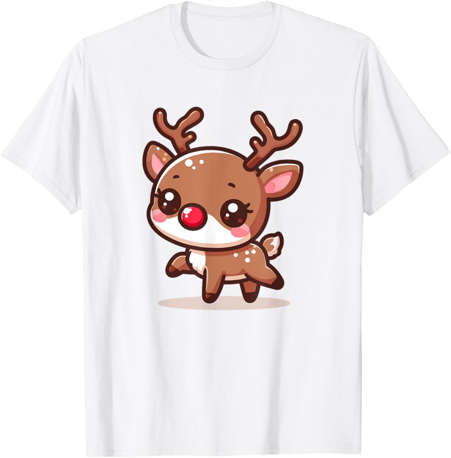 Cute Japanese Kawaii Chibi Rudolph The Red Nose Reindeer
