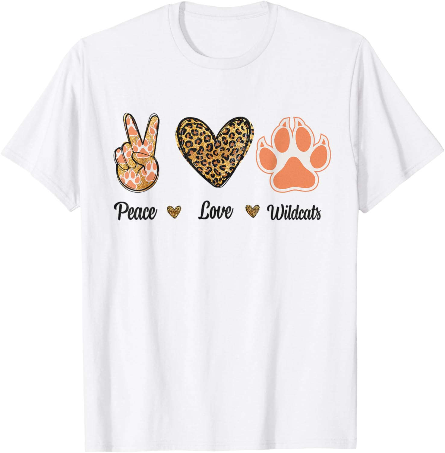 Peace Love Wildcats Leopard Wild Cats Animals Lovers Men