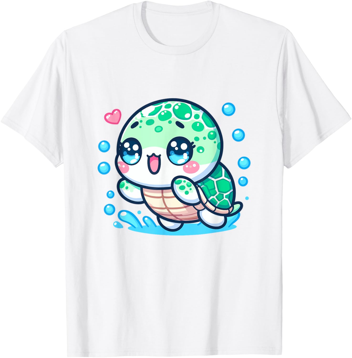 Adorable Cute Japanese Kawaii Chibi Sea Turtle