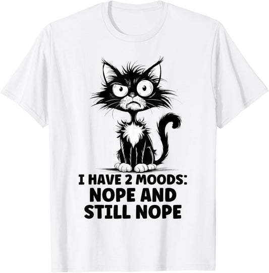 Angry Stressed Cat Funny Stress Meme Gift for Cat Lovers Men Women Girls Kids T-Shirt