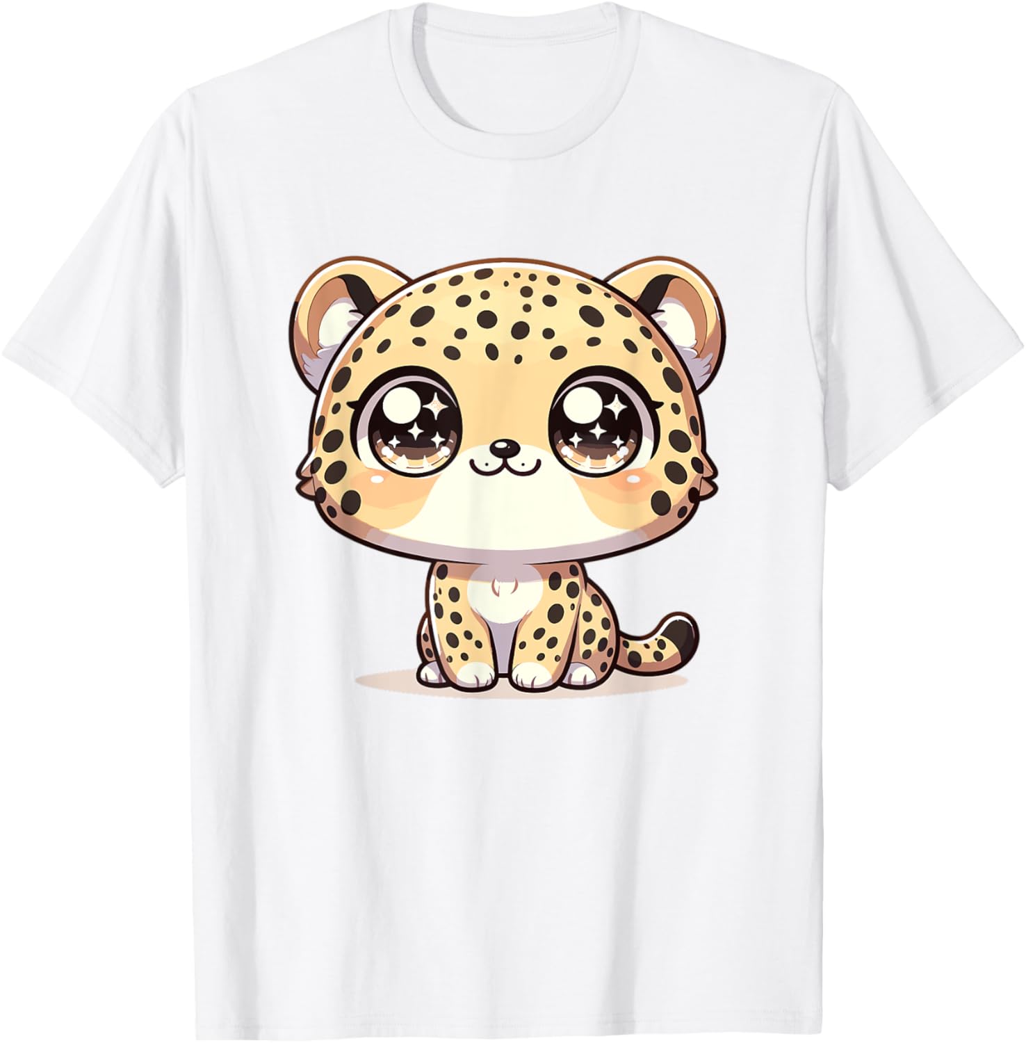 Adorable Cute Japanese Kawaii Chibi Cheetah