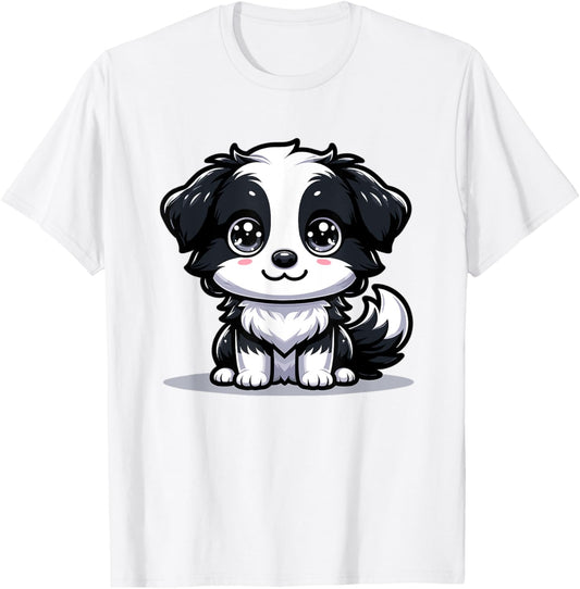 Adorable Cute Japanese Kawaii Chibi Border Collie