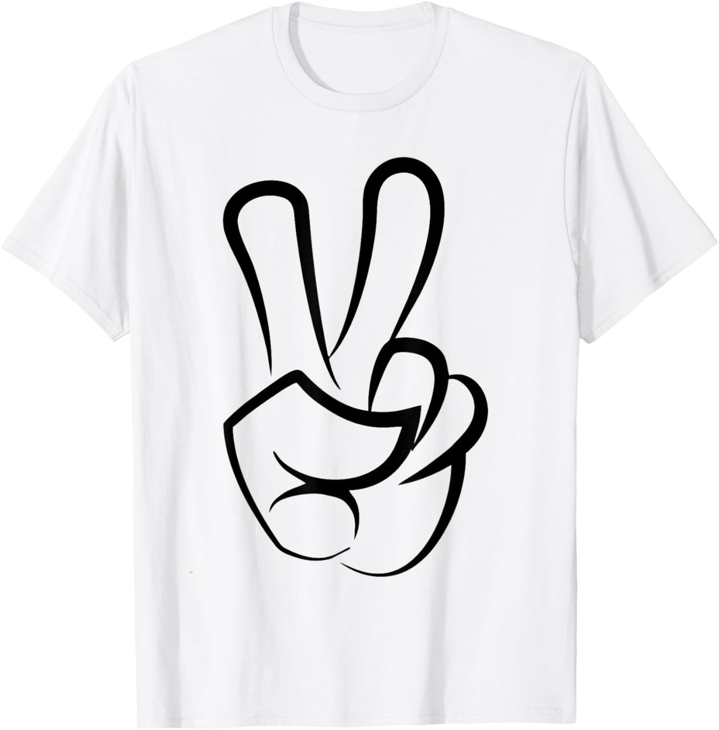 Two Finger Peace Sign Cute Victory Hand Gesture Peace Symbol
