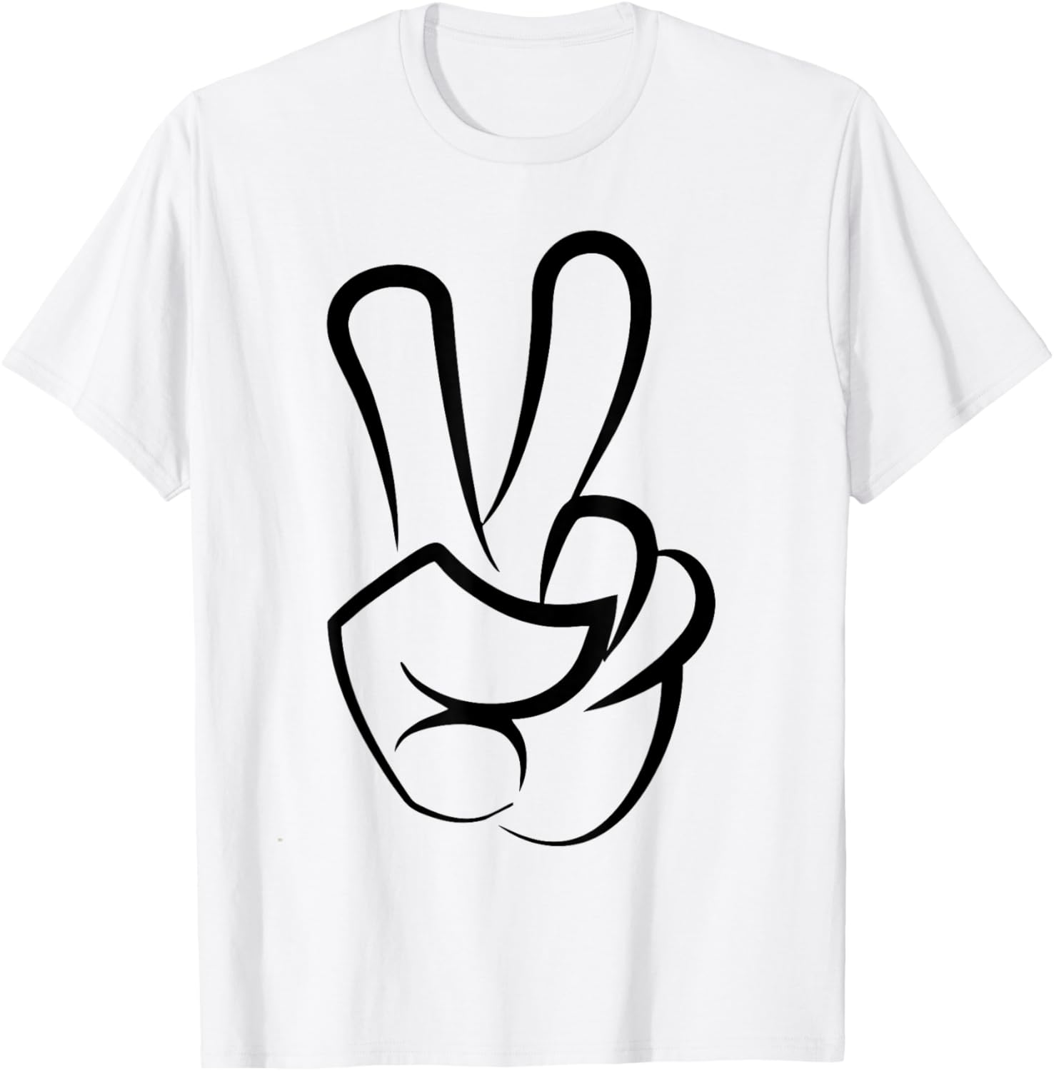 Two Finger Peace Sign Cute Victory Hand Gesture Peace Symbol