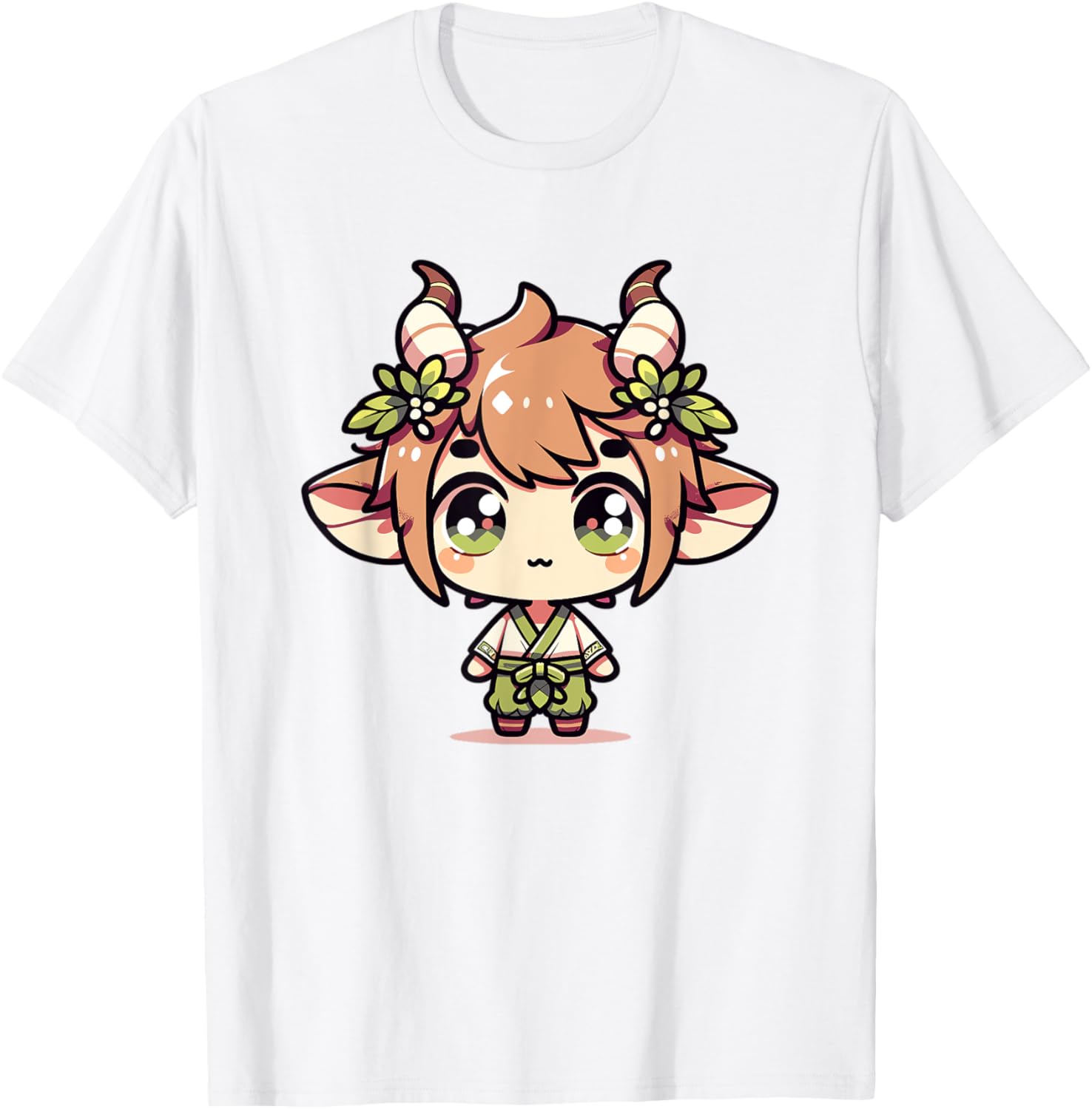Adorable Cute Japanese Kawaii Chibi Faun (Satyr)