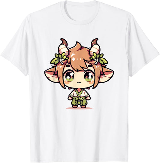 Adorable Cute Japanese Kawaii Chibi Faun (Satyr)