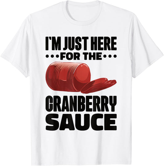 Canned Cranberry Sauce Jellied Happy Thanksgiving T-Shirt
