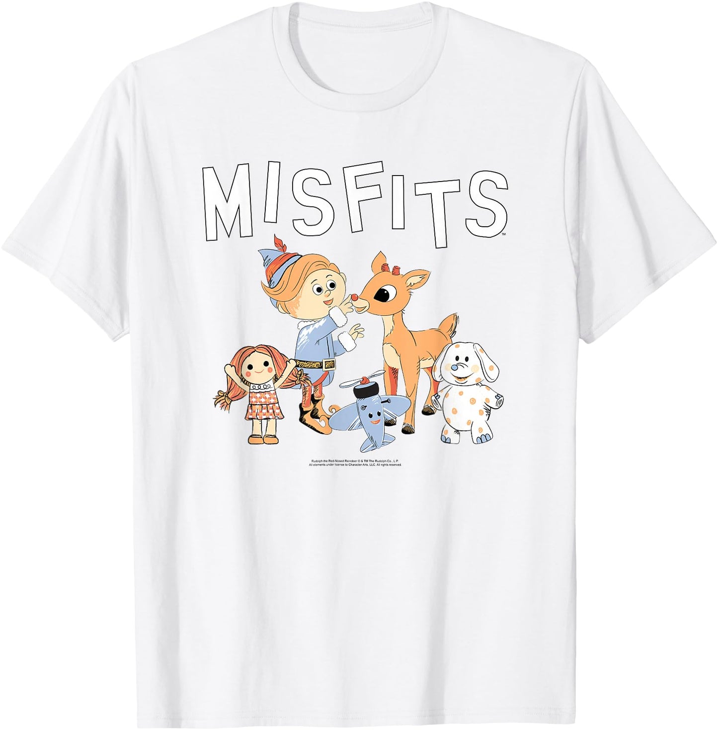 Rudolph Misfit Toys Illustration Vintage Christmas Cartoon