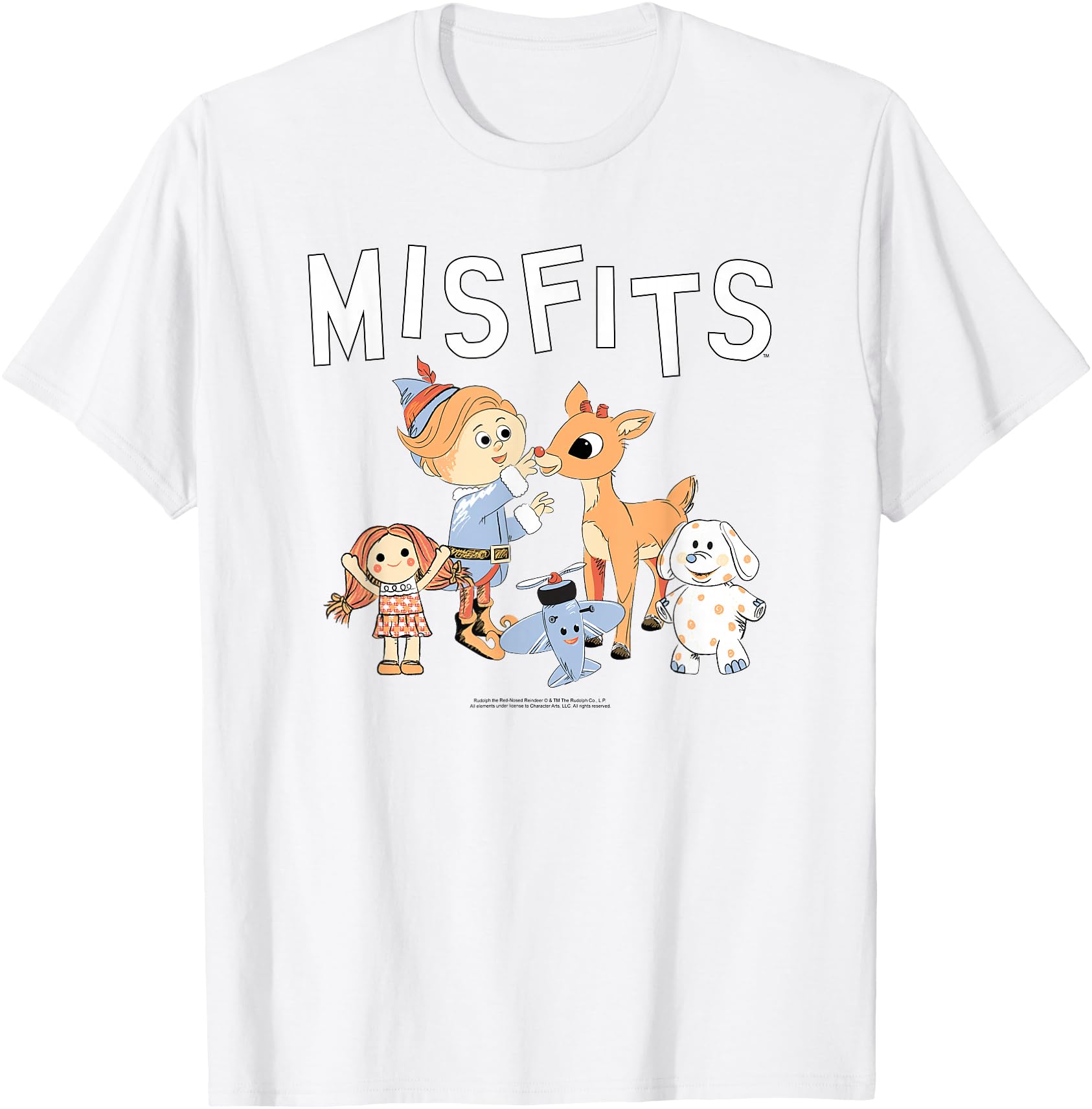 Rudolph Misfit Toys Illustration Vintage Christmas Cartoon