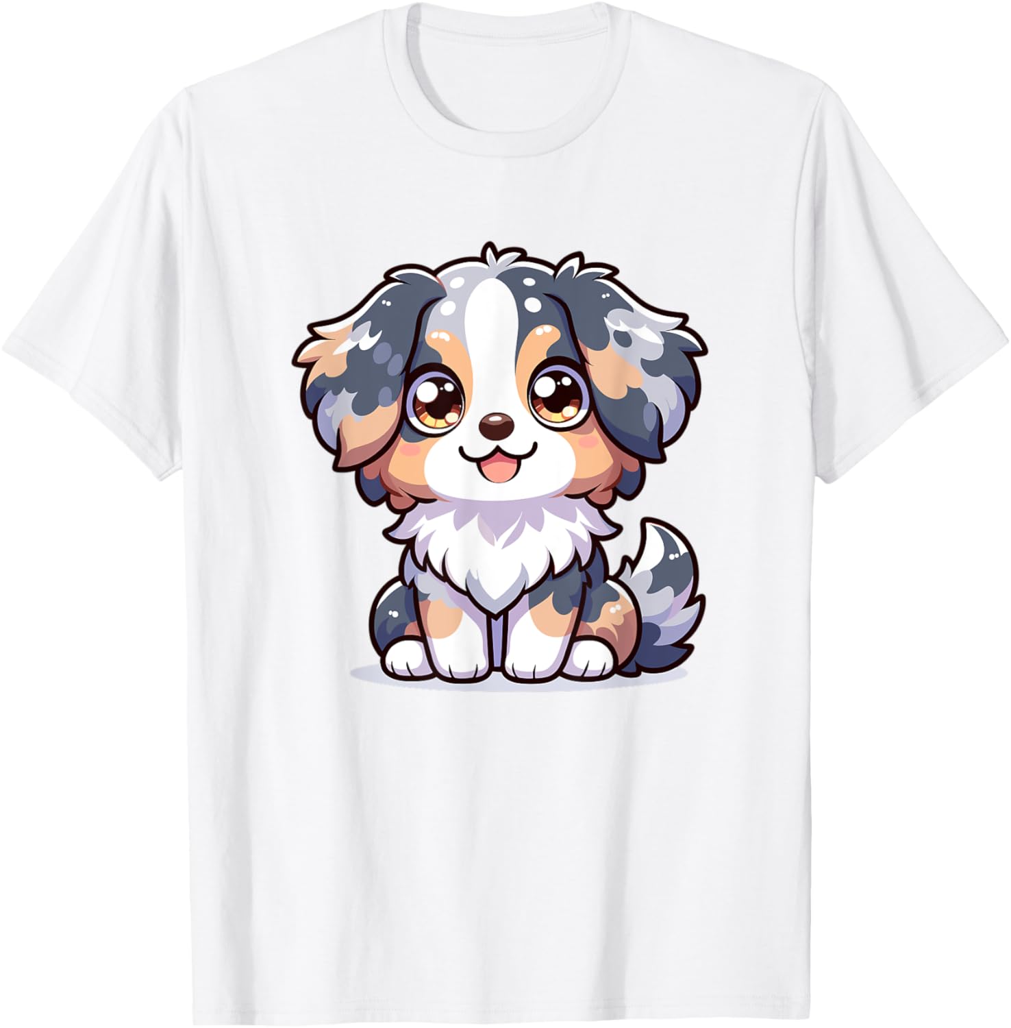 Adorable Cute Japanese Kawaii Chibi Australian Shepherd