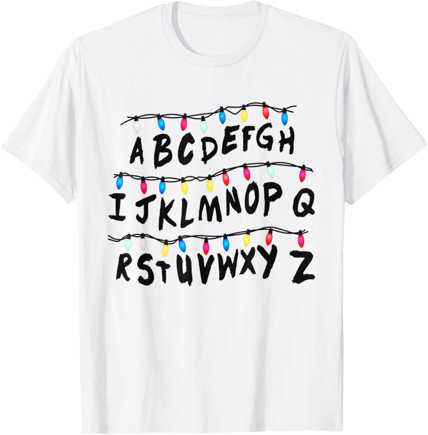 Alphabet Wall - Alphabet Halloween Costume Christmas T-Shirt