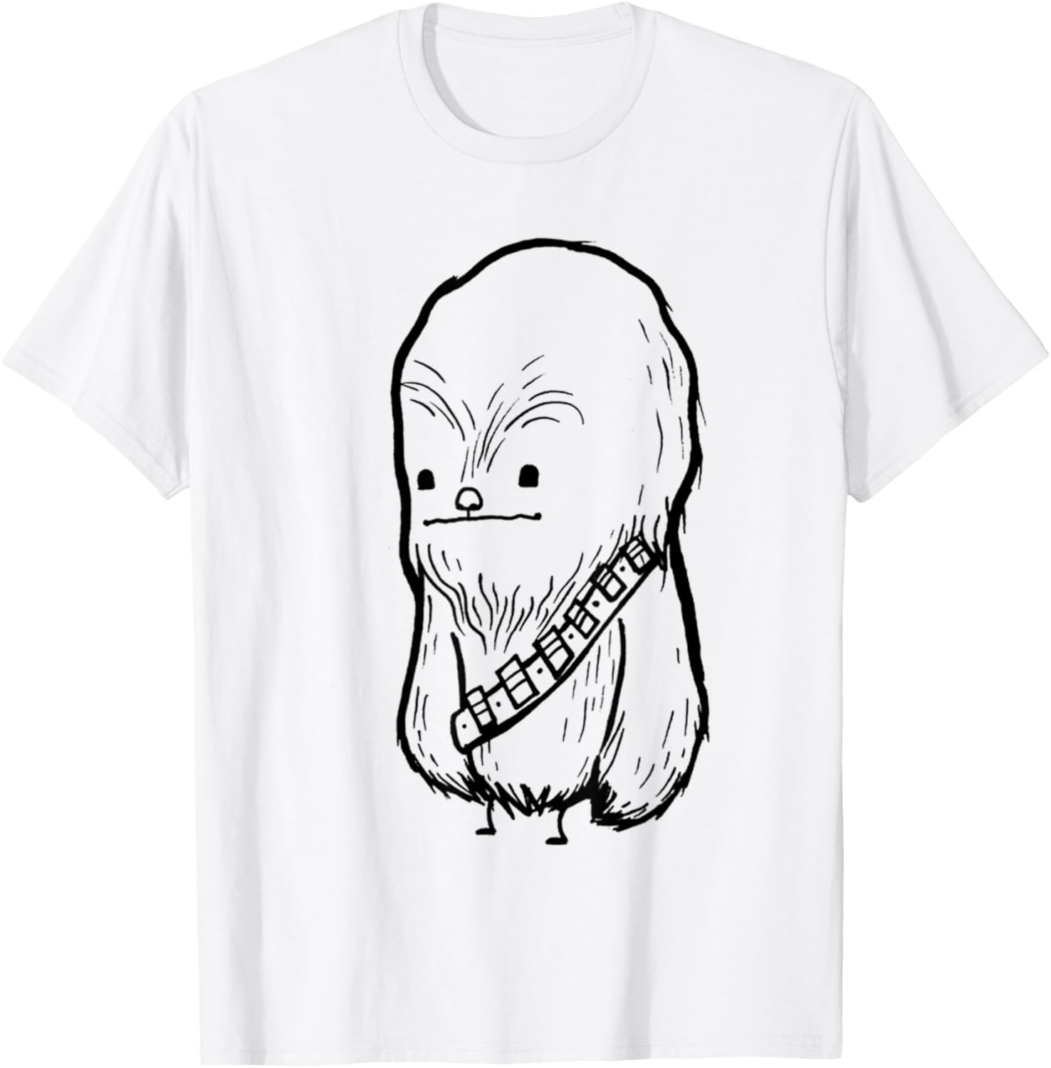 Star Wars Chewbacca Wookie Sketch Chibi Style Cute Logo