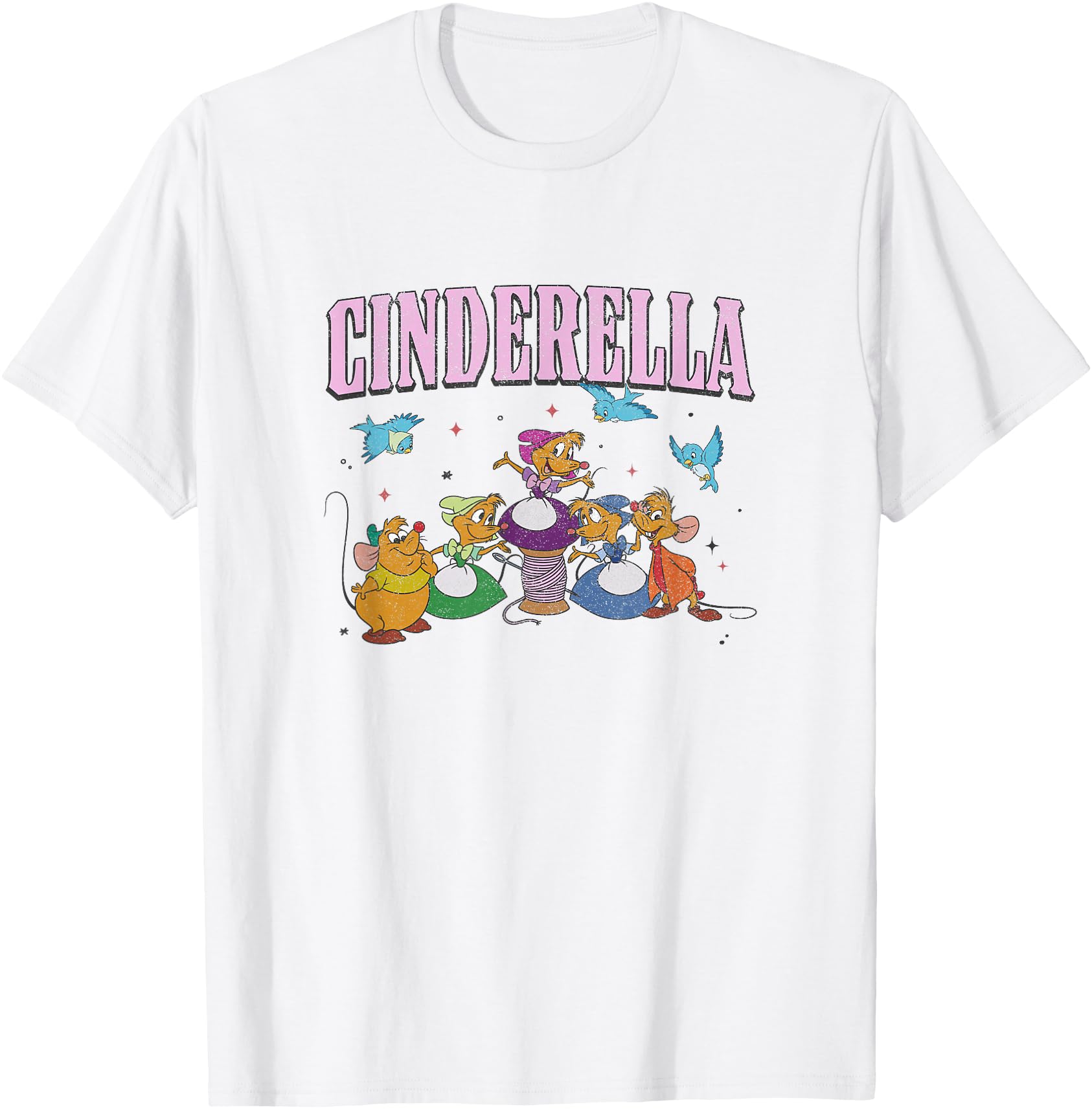 Disney Cinderella Cute Cinderella's Helpers Group Shot Logo