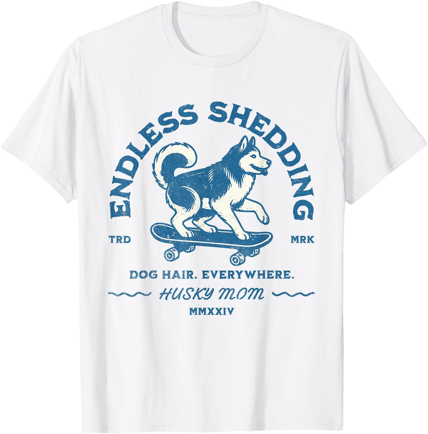 Siberian Husky Funny Ice Skating Dog Husky Mom