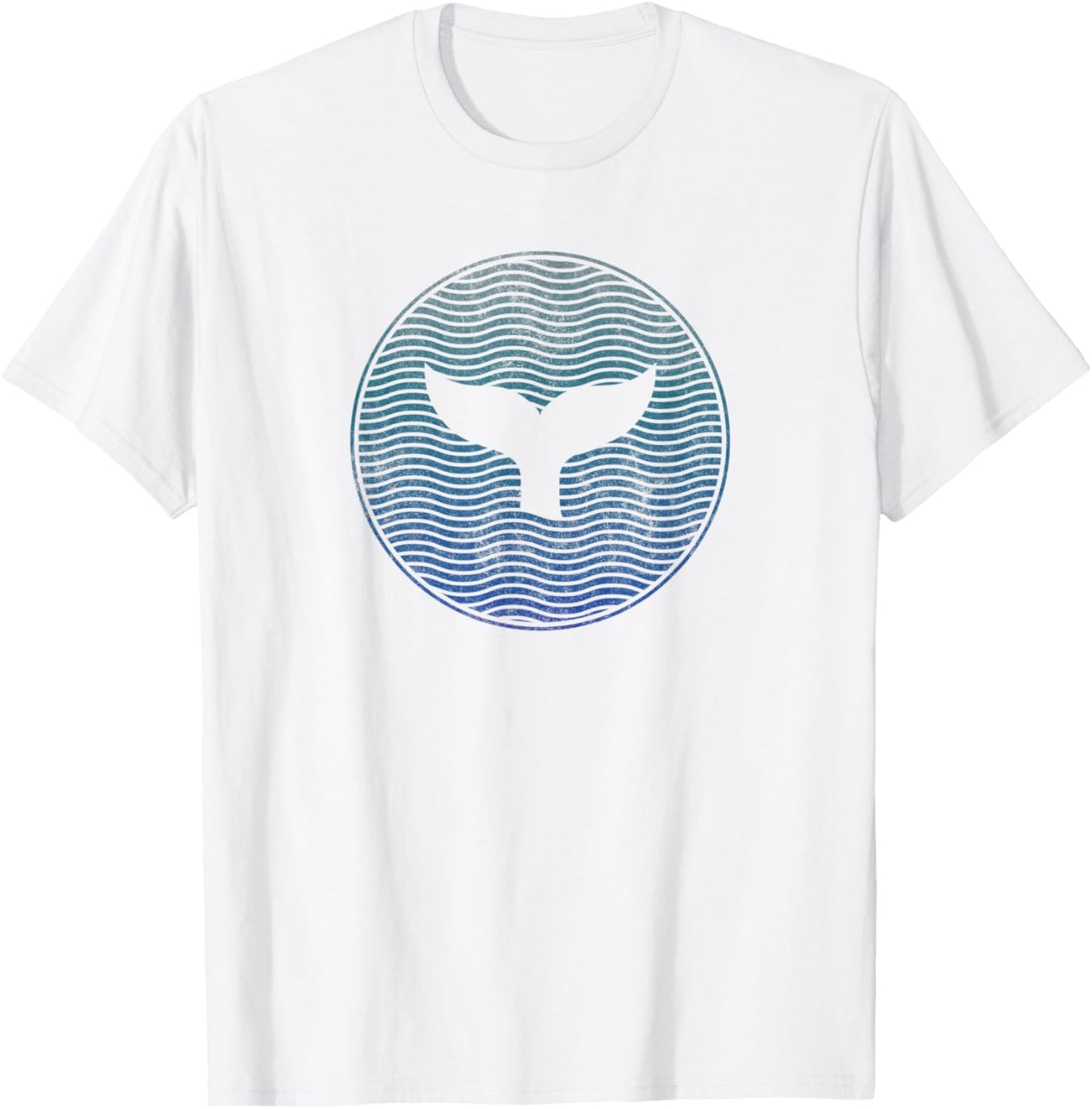 Save The Whales Sea Animal Killer Whale Tail Ocean Orca Wave T-Shirt