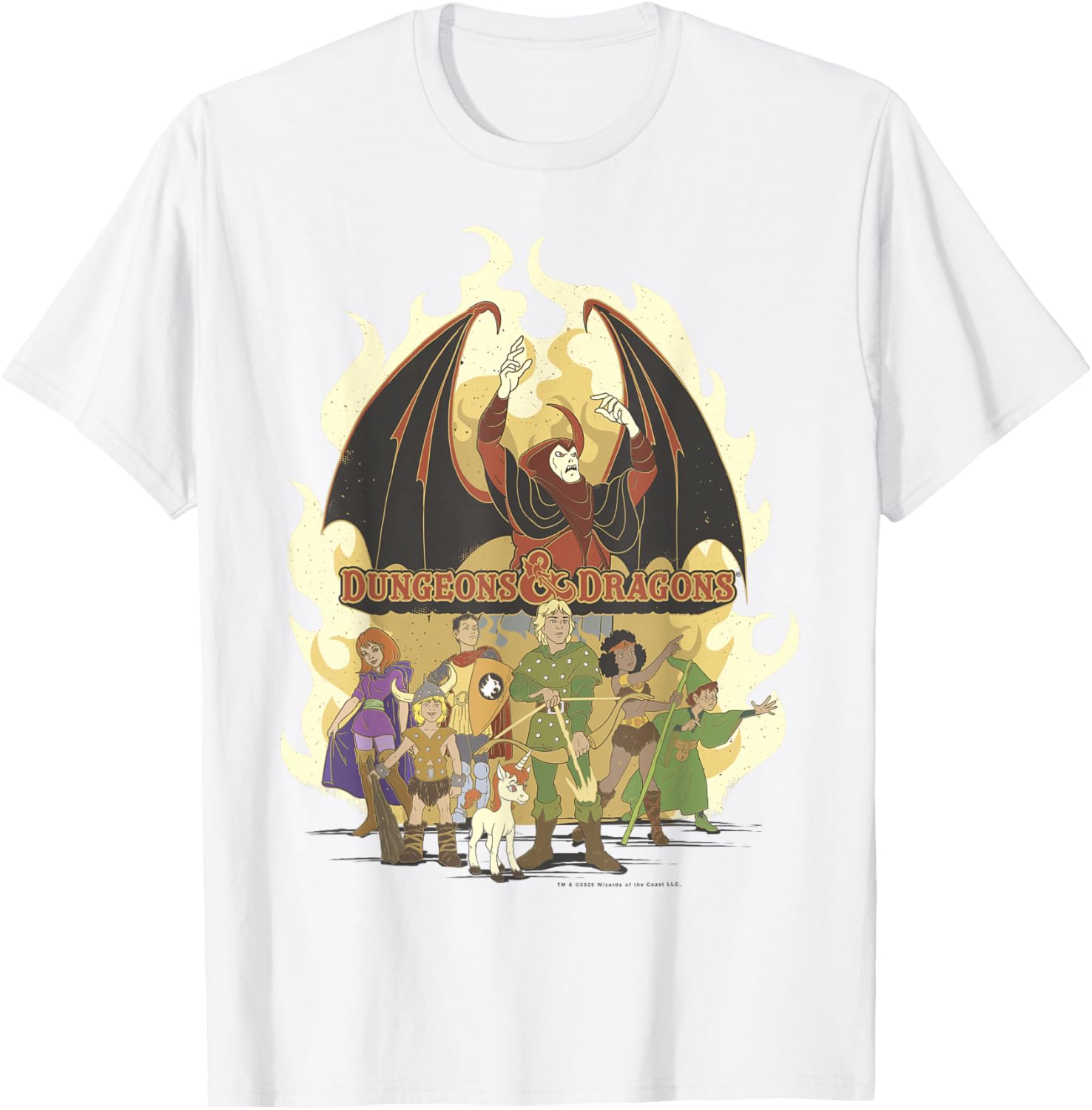 Dungeons & Dragons Group Shot Flame Portrait