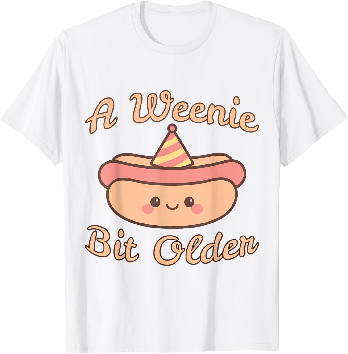 A Weenie Bit Older a Cute and Funny hot Dog Birthday