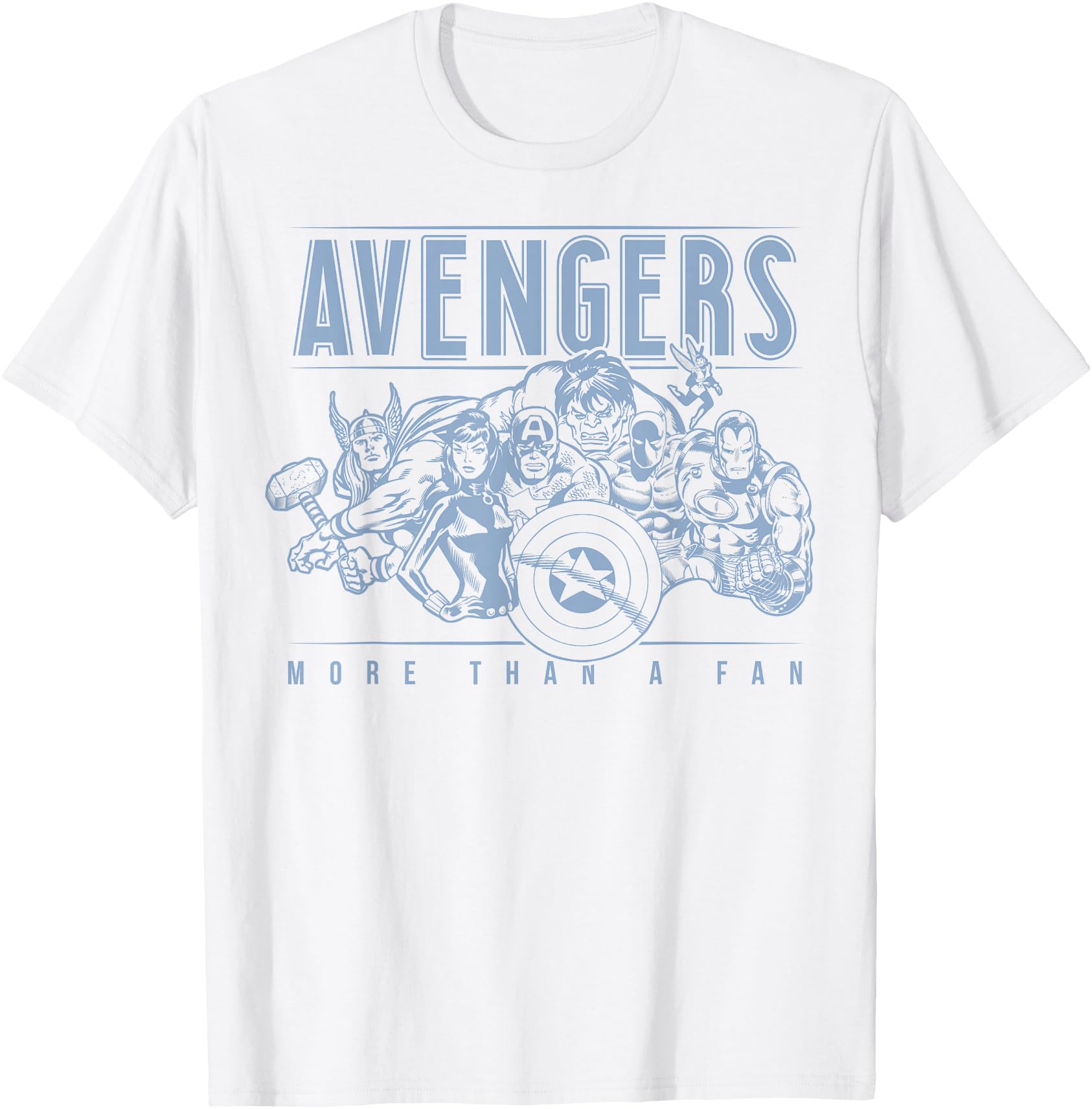 Marvel Avengers More Than A Fan Vintage Outline
