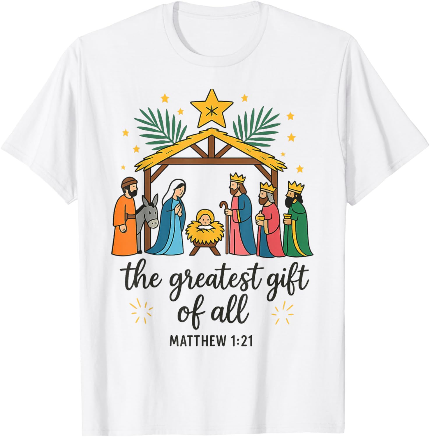 The Greatest Gift for All Christmas Nativity Jesus Christian