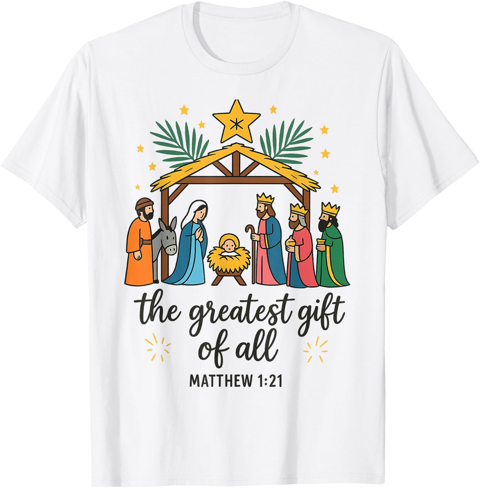 The Greatest Gift for All Christmas Nativity Jesus Christian
