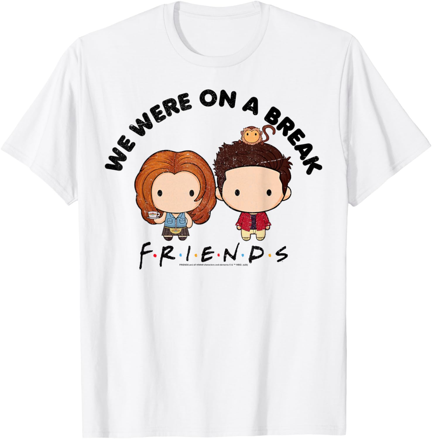 Friends Chibi Ross & Rachel We Were On A Break