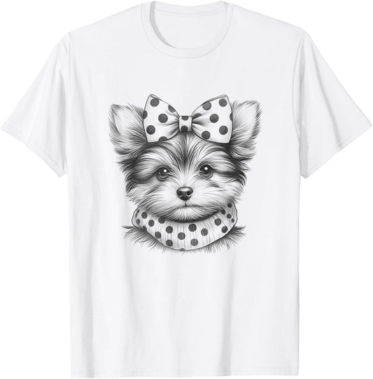 Chorkie Mom Dog Design For Women And Girls T-Shirt