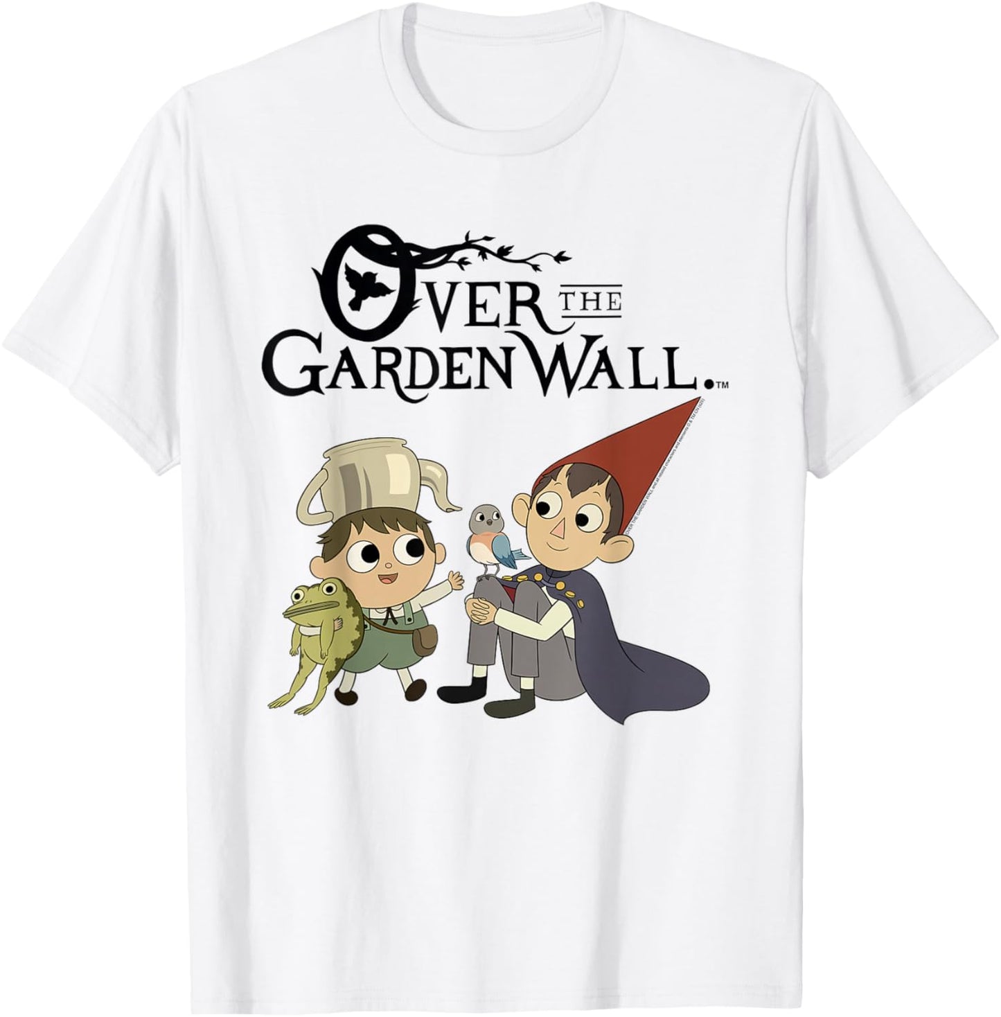 Over The Garden Wall Cast of Characters with Logo Cartoon