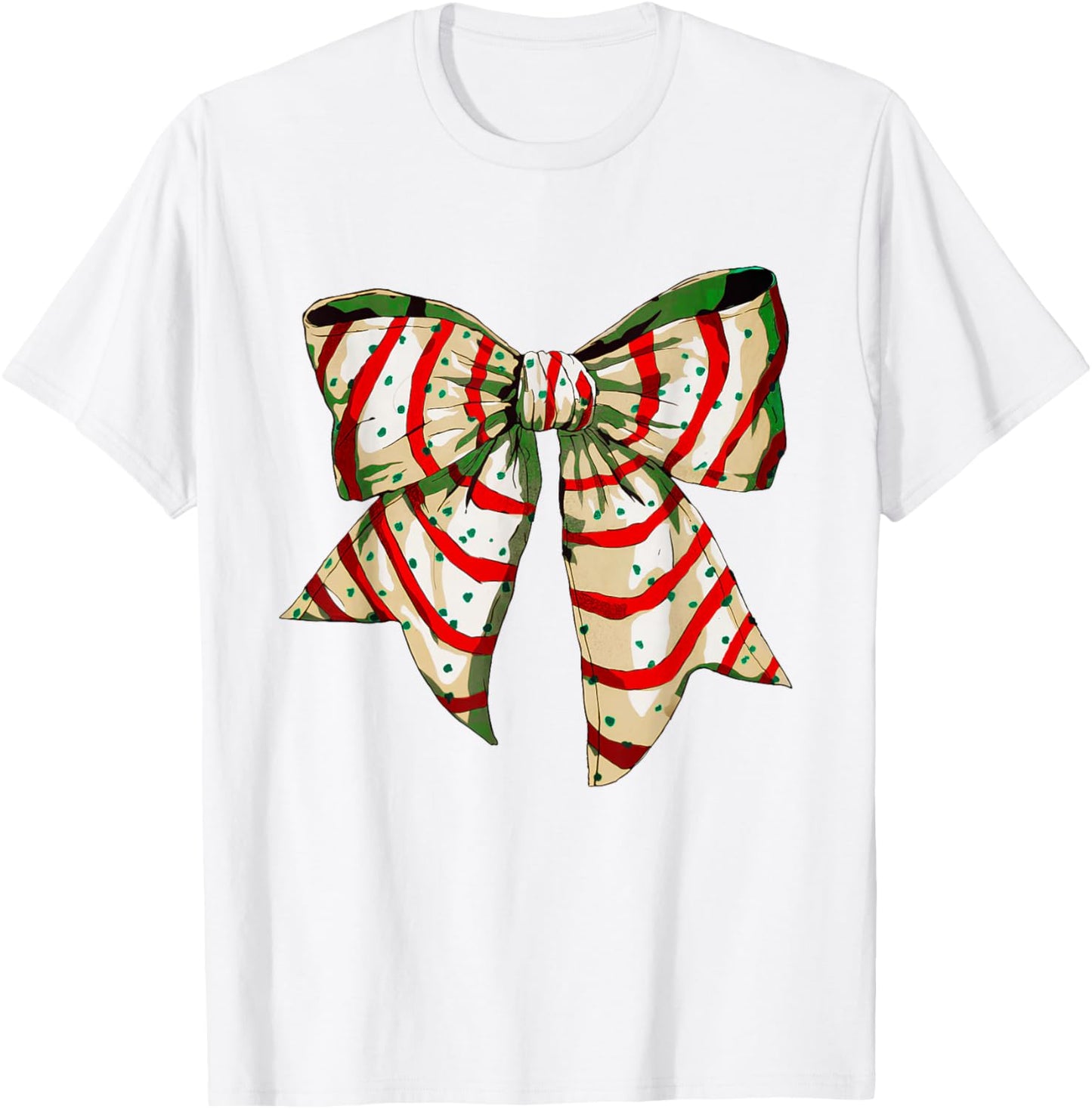 Funny Christmas Outfit for Men Women Kids Christmas Coquette Bow Tree Cakes Xmas Pajamas Women Girl