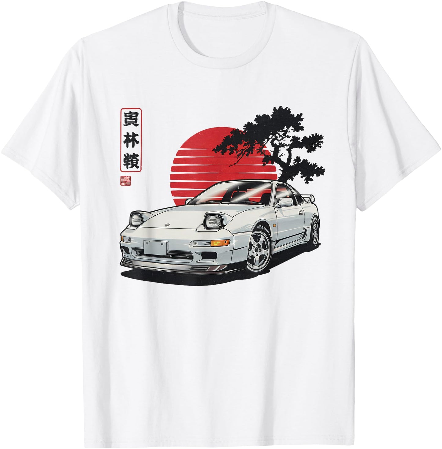 Japanese Vintage Sports Car Sunset Men Women