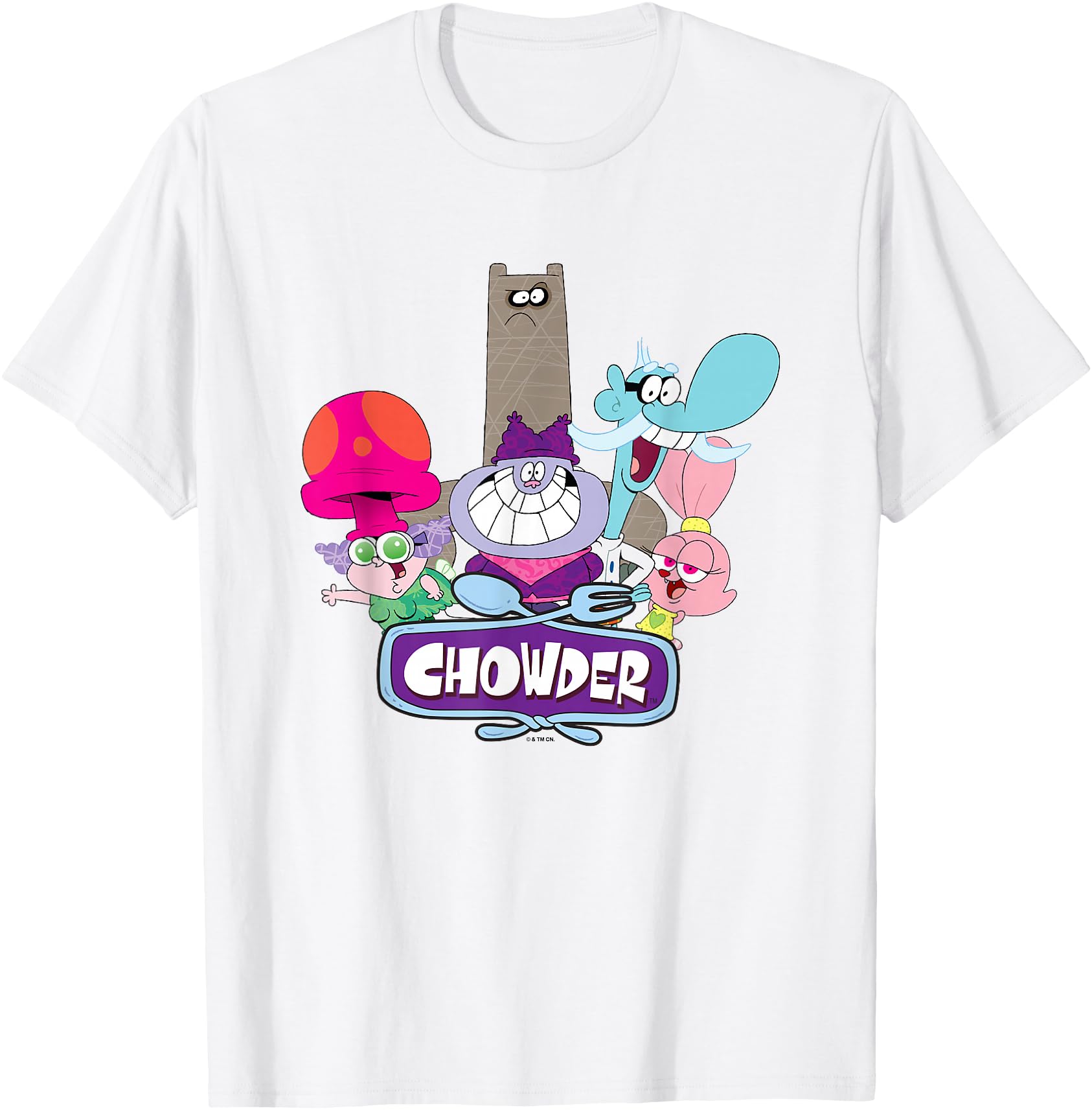 Chowder Main Characters Group Shot Logo