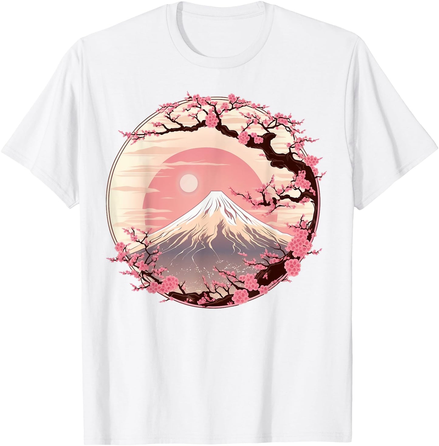 Japanese Sakura Garden Geisha Mount Fuji Cherry Blossom