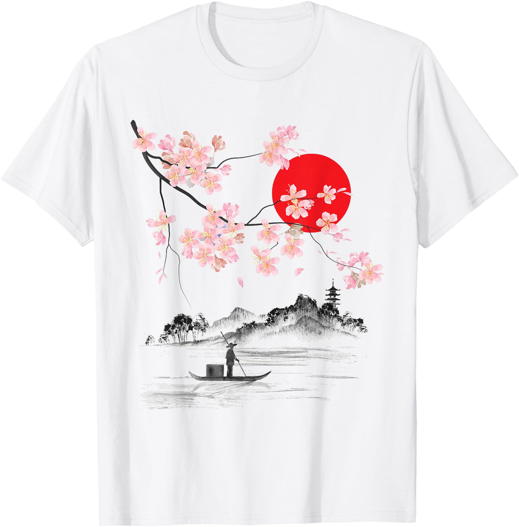 Vintage Cherry Blossom Sakura Japanese Art, Sakura