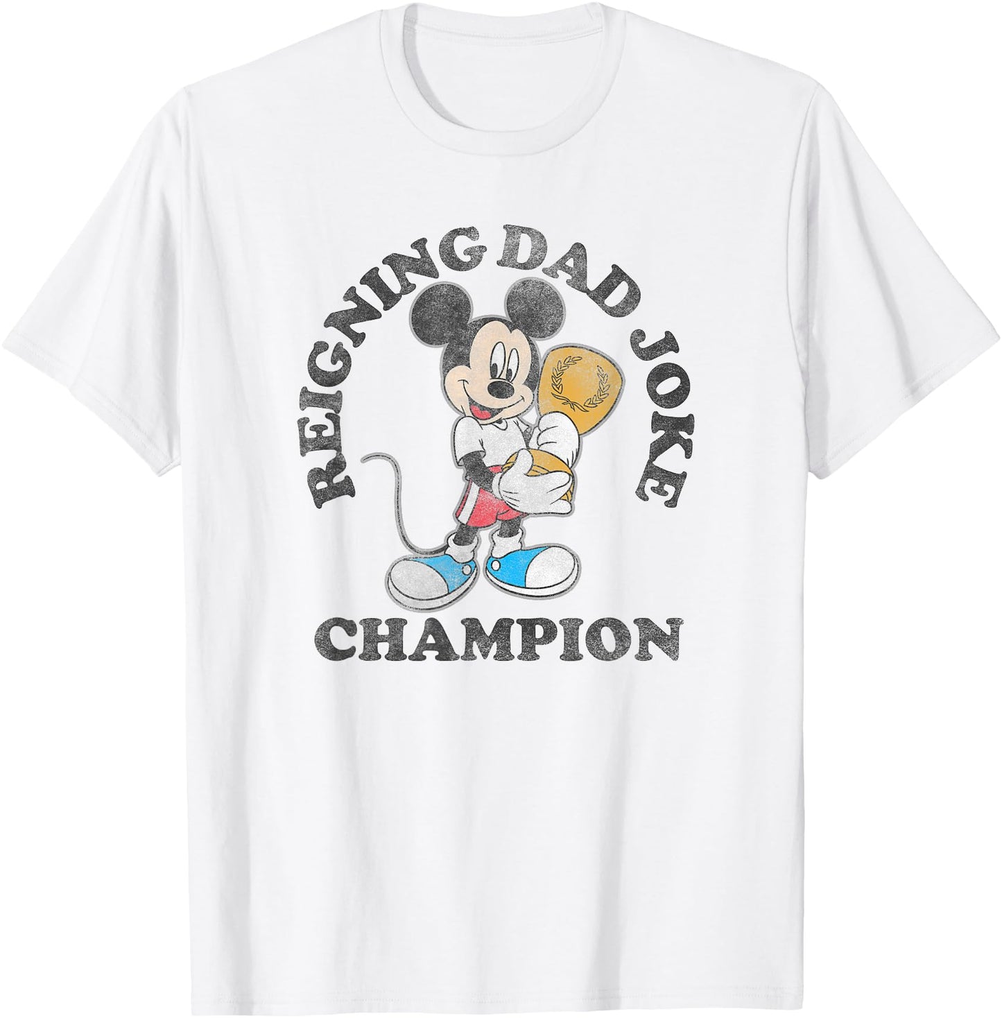 Disney Mickey Classic Father's Day Mickey Dad Joke Champion