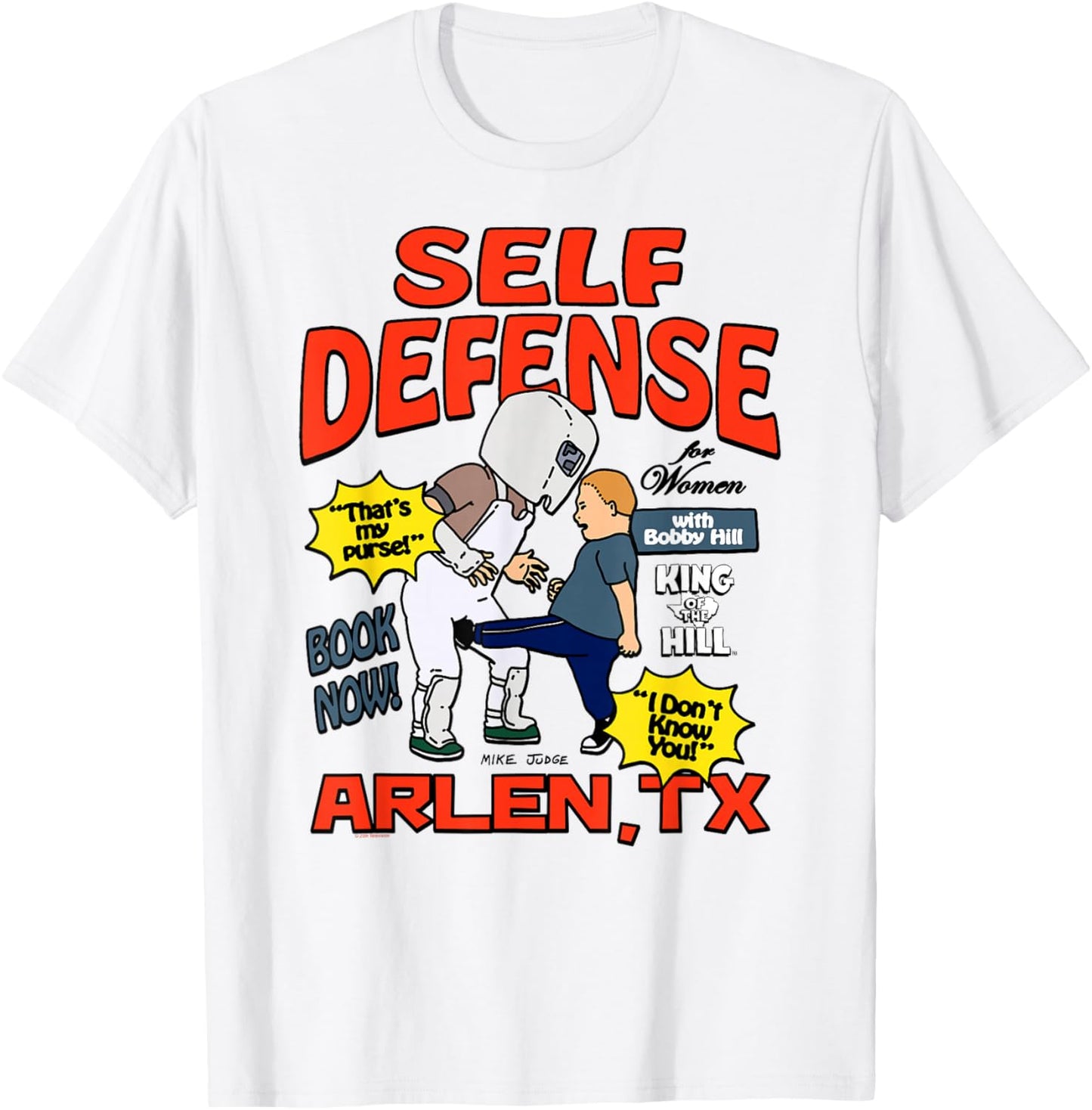 King of the Hill Bobby's Self Defense Class Cartoon