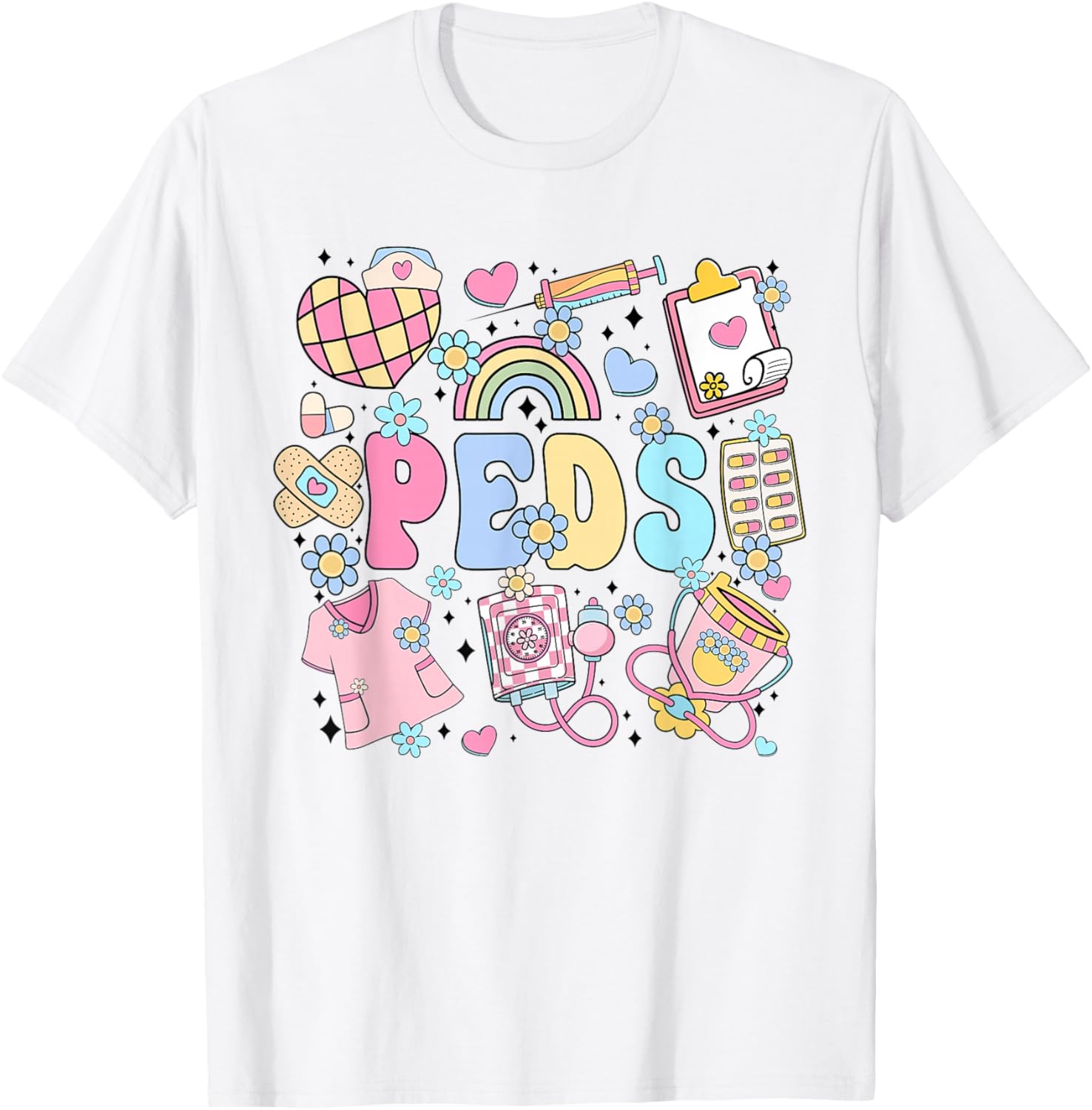 Peds Nurse Stuff Retro Pediatric Nurse Practitioner Nursing