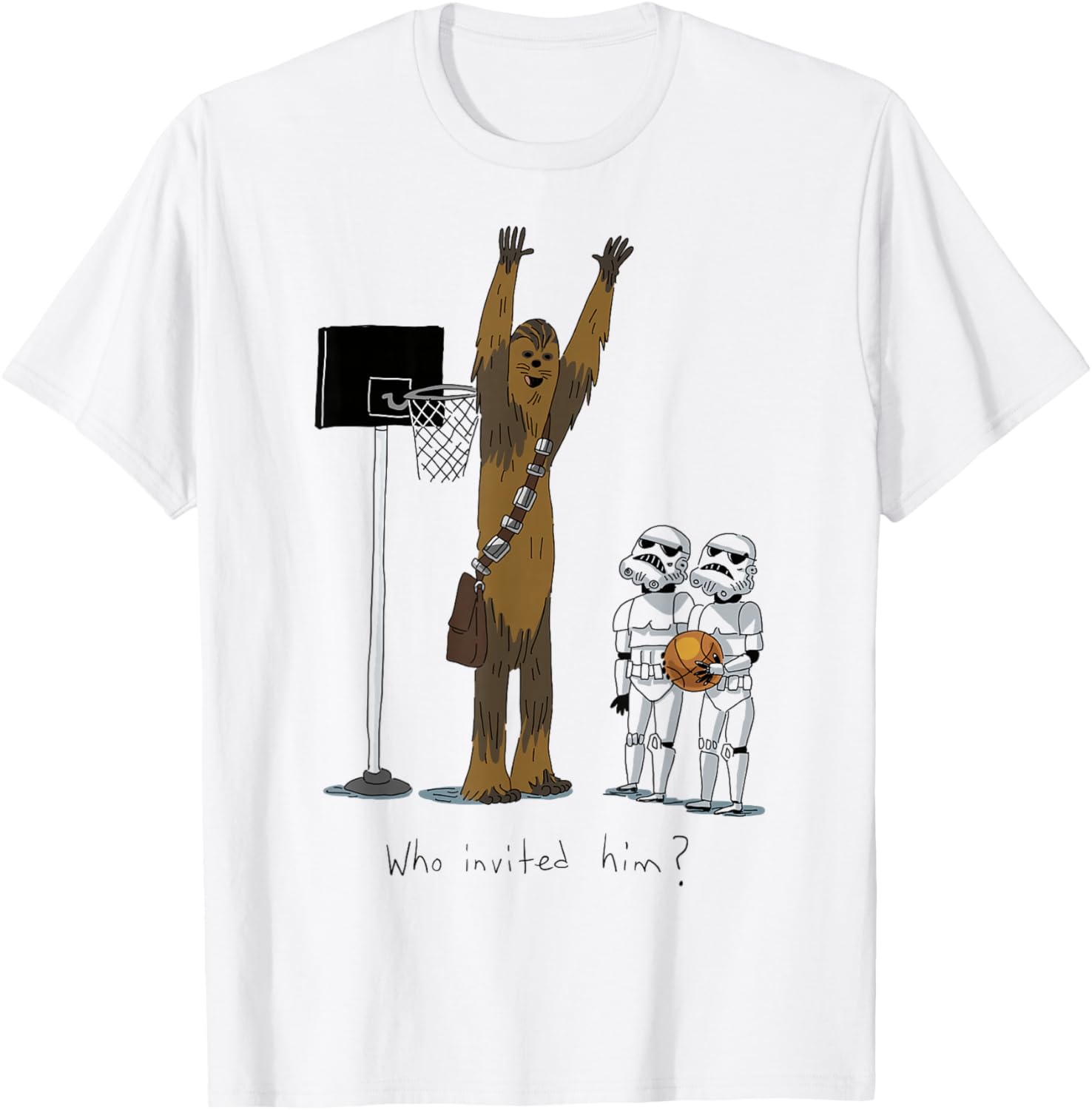 Star Wars Chewbacca Basketball Who Invited Him Disney+