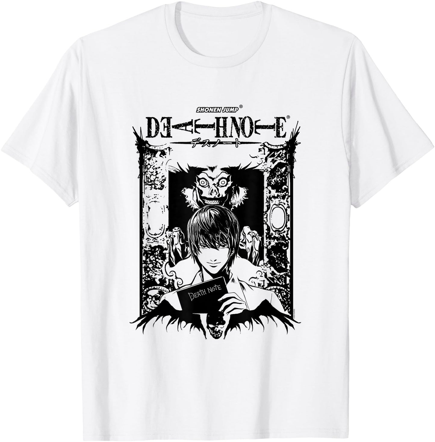 Death Note Light and Ryuk in Ornate Frame Anime