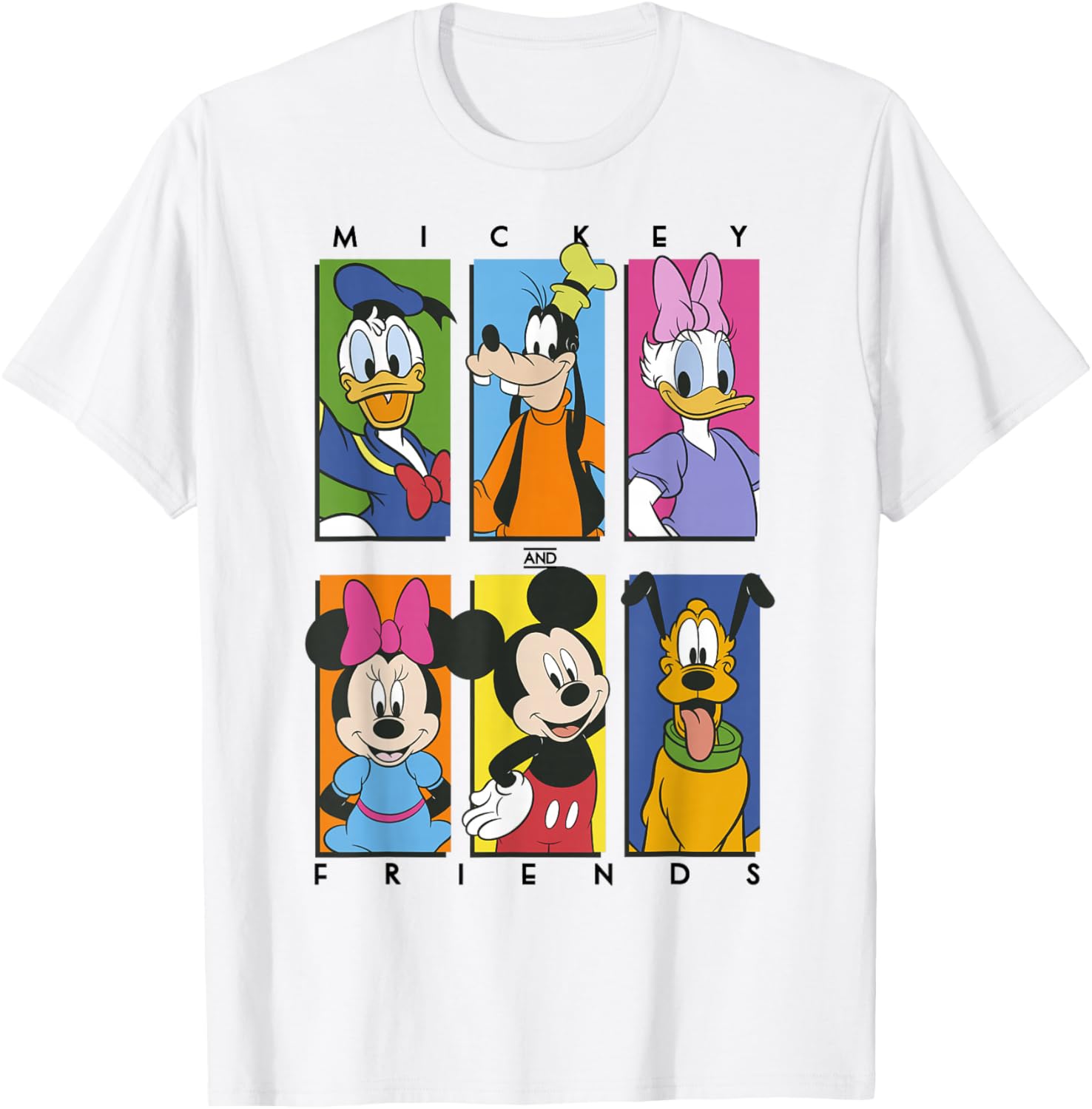 Disney Mickey And Friends Group Shot Panels