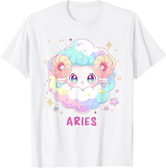 Celestial Astrology Aries Kawaii Chibi Ram Zodiac Sign