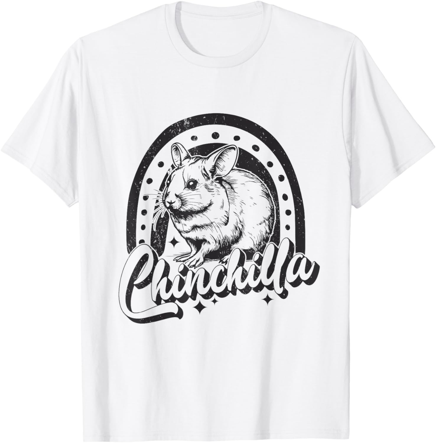 Chinchilla Rodent Chinchilla Owner Pet Retro Chinchilla T-Shirt