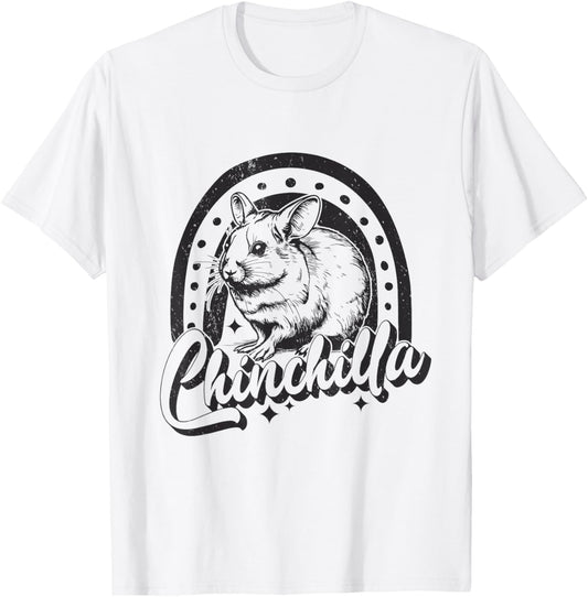 Chinchilla Rodent Chinchilla Owner Pet Retro Chinchilla T-Shirt