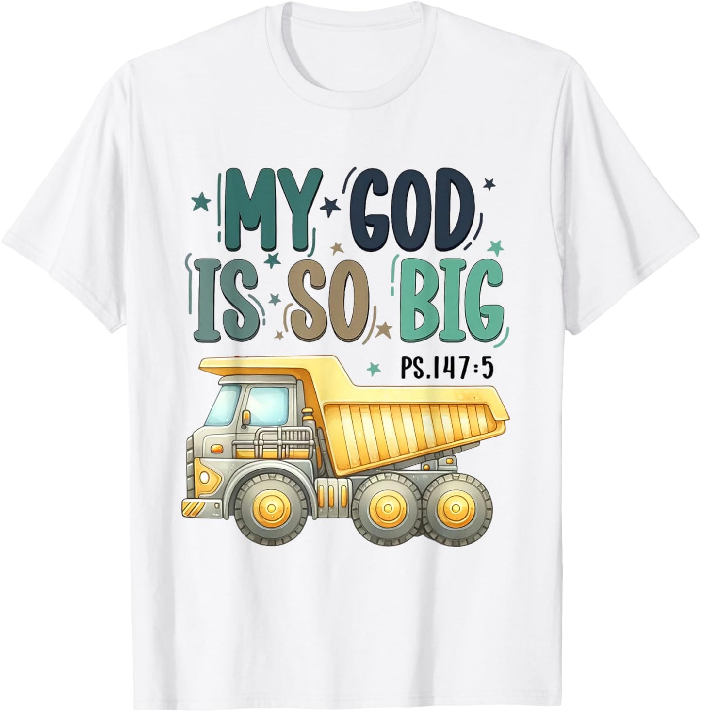 My God is So Big Christian Toddler Excavator Truck