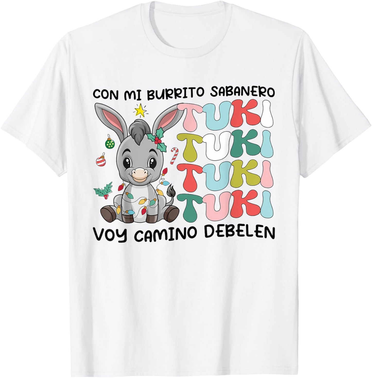 Mi Burrito Sabanero Mexican Tuki Tuki Donkey Latino Xmas
