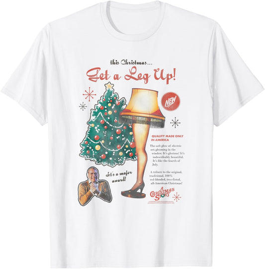A Christmas Story Leg Lamp Retro Advertisement Holiday